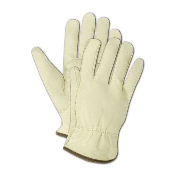 Magid Leather Drivers Gloves, Slip On Cuff, Keystone Thumb Thumb, Tan, XL 12 PK TB550E-XL - main